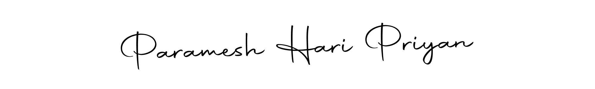 Make a beautiful signature design for name Paramesh Hari Priyan. Use this online signature maker to create a handwritten signature for free. Paramesh Hari Priyan signature style 10 images and pictures png