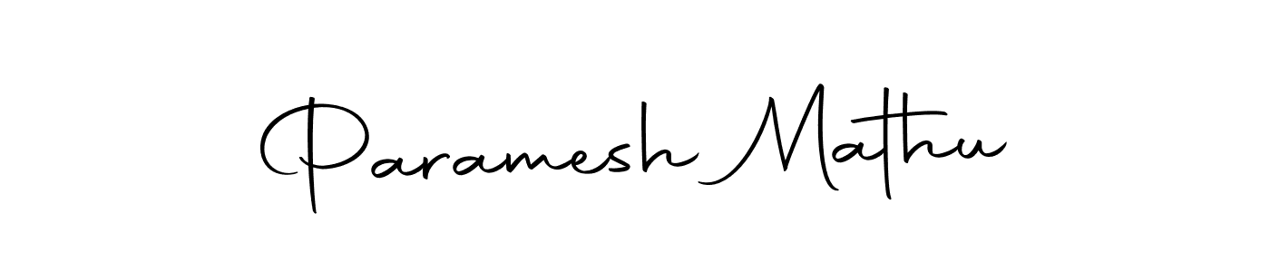 Autography-DOLnW is a professional signature style that is perfect for those who want to add a touch of class to their signature. It is also a great choice for those who want to make their signature more unique. Get Paramesh Mathu name to fancy signature for free. Paramesh Mathu signature style 10 images and pictures png