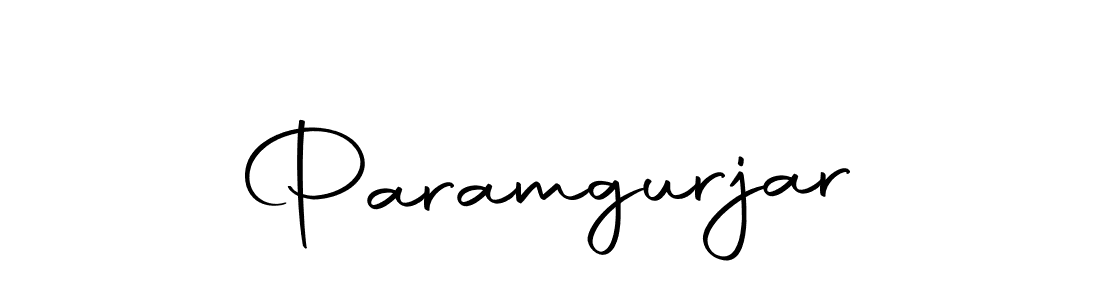 Paramgurjar stylish signature style. Best Handwritten Sign (Autography-DOLnW) for my name. Handwritten Signature Collection Ideas for my name Paramgurjar. Paramgurjar signature style 10 images and pictures png