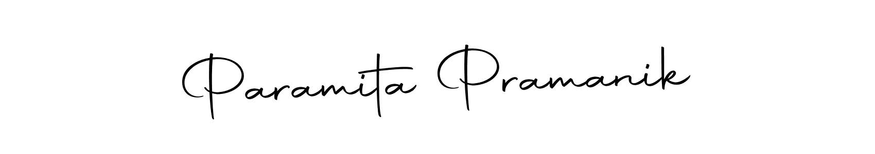 How to make Paramita Pramanik name signature. Use Autography-DOLnW style for creating short signs online. This is the latest handwritten sign. Paramita Pramanik signature style 10 images and pictures png