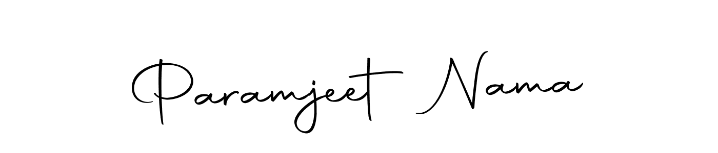 Use a signature maker to create a handwritten signature online. With this signature software, you can design (Autography-DOLnW) your own signature for name Paramjeet Nama. Paramjeet Nama signature style 10 images and pictures png