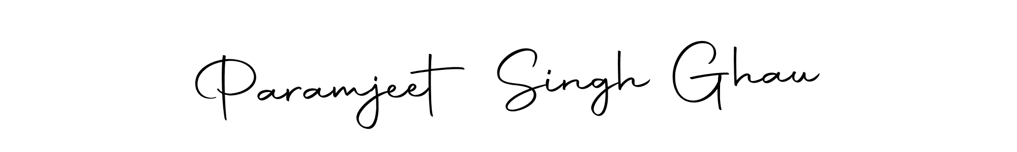 Use a signature maker to create a handwritten signature online. With this signature software, you can design (Autography-DOLnW) your own signature for name Paramjeet Singh Ghau. Paramjeet Singh Ghau signature style 10 images and pictures png