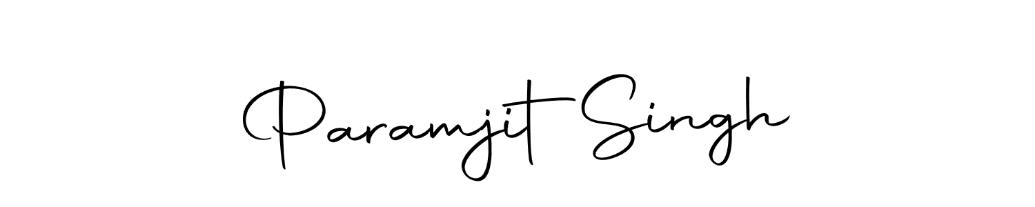 Design your own signature with our free online signature maker. With this signature software, you can create a handwritten (Autography-DOLnW) signature for name Paramjit  Singh. Paramjit  Singh signature style 10 images and pictures png