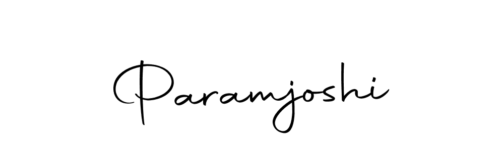 Make a beautiful signature design for name Paramjoshi. With this signature (Autography-DOLnW) style, you can create a handwritten signature for free. Paramjoshi signature style 10 images and pictures png