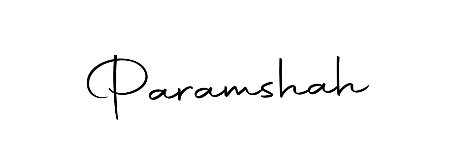 Use a signature maker to create a handwritten signature online. With this signature software, you can design (Autography-DOLnW) your own signature for name Paramshah. Paramshah signature style 10 images and pictures png