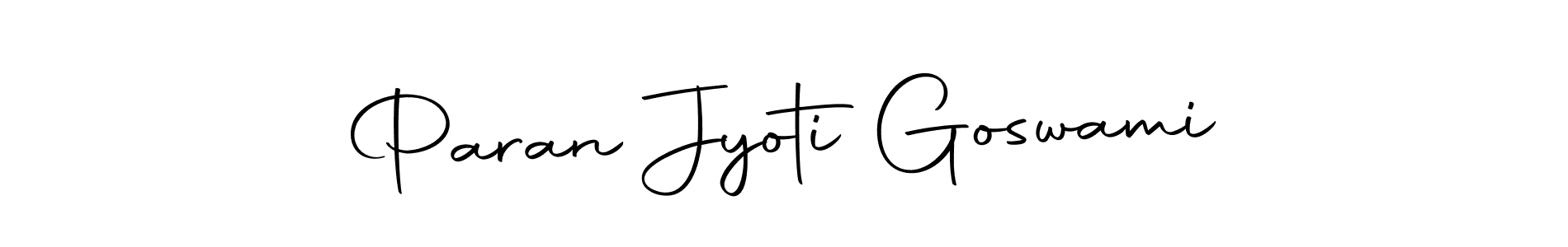 Also we have Paran Jyoti Goswami name is the best signature style. Create professional handwritten signature collection using Autography-DOLnW autograph style. Paran Jyoti Goswami signature style 10 images and pictures png