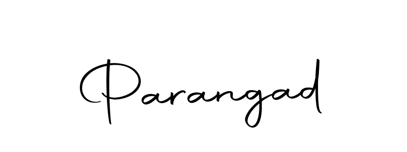 Use a signature maker to create a handwritten signature online. With this signature software, you can design (Autography-DOLnW) your own signature for name Parangad. Parangad signature style 10 images and pictures png