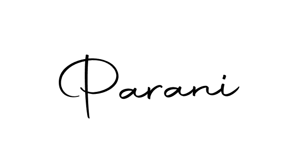 Design your own signature with our free online signature maker. With this signature software, you can create a handwritten (Autography-DOLnW) signature for name Parani. Parani signature style 10 images and pictures png