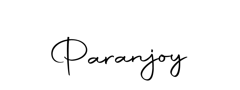 Design your own signature with our free online signature maker. With this signature software, you can create a handwritten (Autography-DOLnW) signature for name Paranjoy. Paranjoy signature style 10 images and pictures png