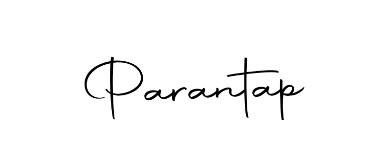 Design your own signature with our free online signature maker. With this signature software, you can create a handwritten (Autography-DOLnW) signature for name Parantap. Parantap signature style 10 images and pictures png