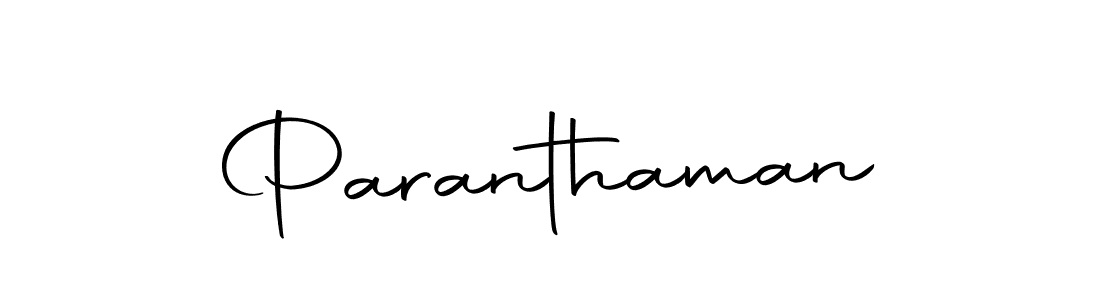 Design your own signature with our free online signature maker. With this signature software, you can create a handwritten (Autography-DOLnW) signature for name Paranthaman. Paranthaman signature style 10 images and pictures png