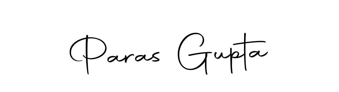 How to make Paras Gupta name signature. Use Autography-DOLnW style for creating short signs online. This is the latest handwritten sign. Paras Gupta signature style 10 images and pictures png