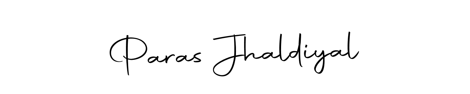 Design your own signature with our free online signature maker. With this signature software, you can create a handwritten (Autography-DOLnW) signature for name Paras Jhaldiyal. Paras Jhaldiyal signature style 10 images and pictures png