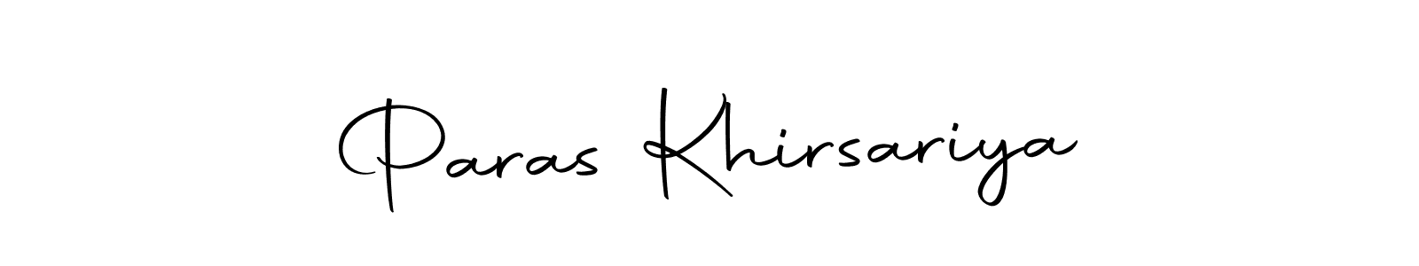 This is the best signature style for the Paras Khirsariya name. Also you like these signature font (Autography-DOLnW). Mix name signature. Paras Khirsariya signature style 10 images and pictures png