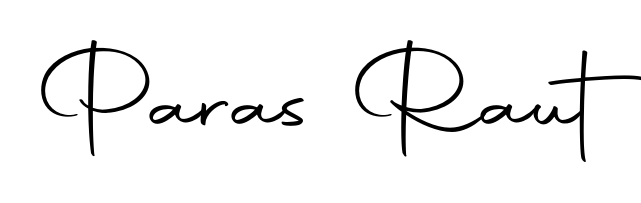 Upgrade your professional image with Paras Raut signature created with Autography-DOLnW font. Fast, free, and watermark-free download. Paras Raut signature style 10 images and pictures png