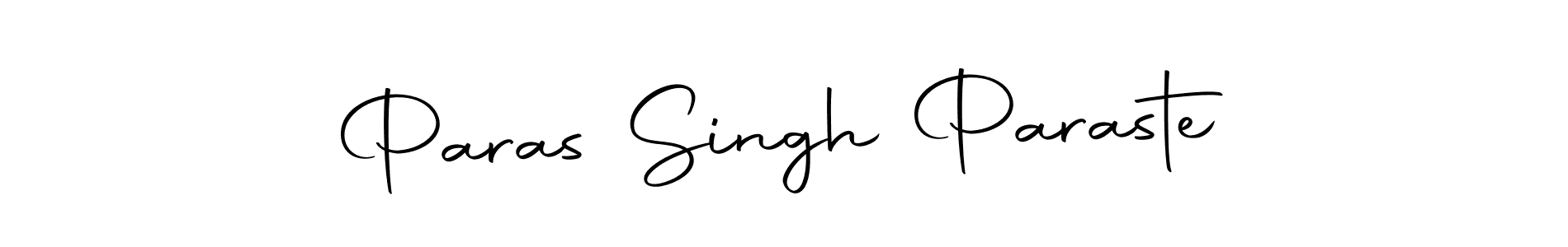 Design your own signature with our free online signature maker. With this signature software, you can create a handwritten (Autography-DOLnW) signature for name Paras Singh Paraste. Paras Singh Paraste signature style 10 images and pictures png