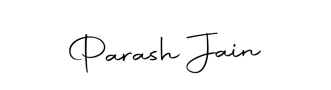 How to make Parash Jain name signature. Use Autography-DOLnW style for creating short signs online. This is the latest handwritten sign. Parash Jain signature style 10 images and pictures png