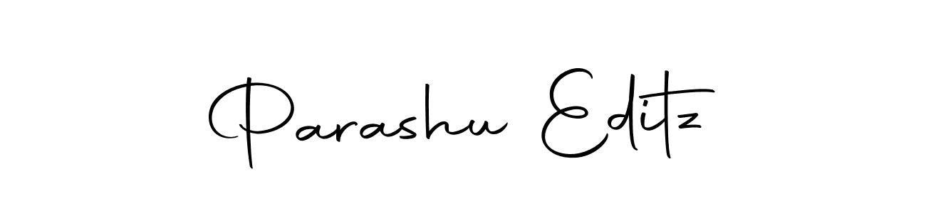 Make a beautiful signature design for name Parashu Editz. With this signature (Autography-DOLnW) style, you can create a handwritten signature for free. Parashu Editz signature style 10 images and pictures png