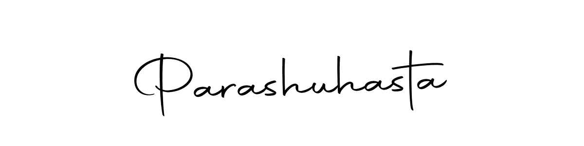 Use a signature maker to create a handwritten signature online. With this signature software, you can design (Autography-DOLnW) your own signature for name Parashuhasta. Parashuhasta signature style 10 images and pictures png