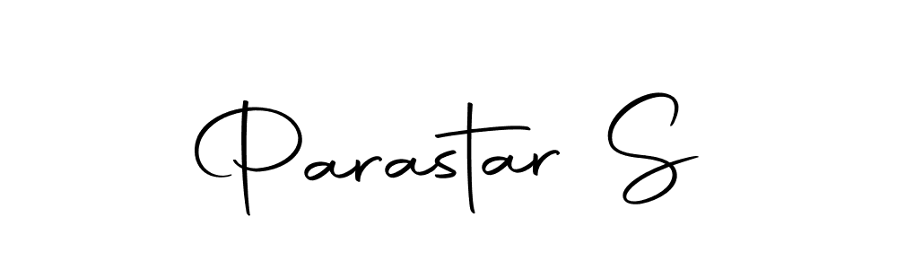 You can use this online signature creator to create a handwritten signature for the name Parastar S. This is the best online autograph maker. Parastar S signature style 10 images and pictures png