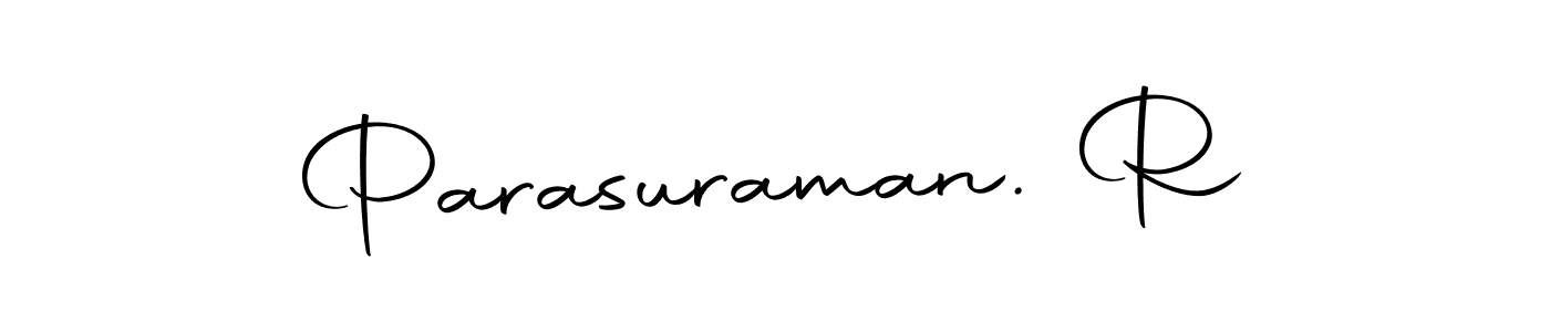 How to make Parasuraman. R name signature. Use Autography-DOLnW style for creating short signs online. This is the latest handwritten sign. Parasuraman. R signature style 10 images and pictures png