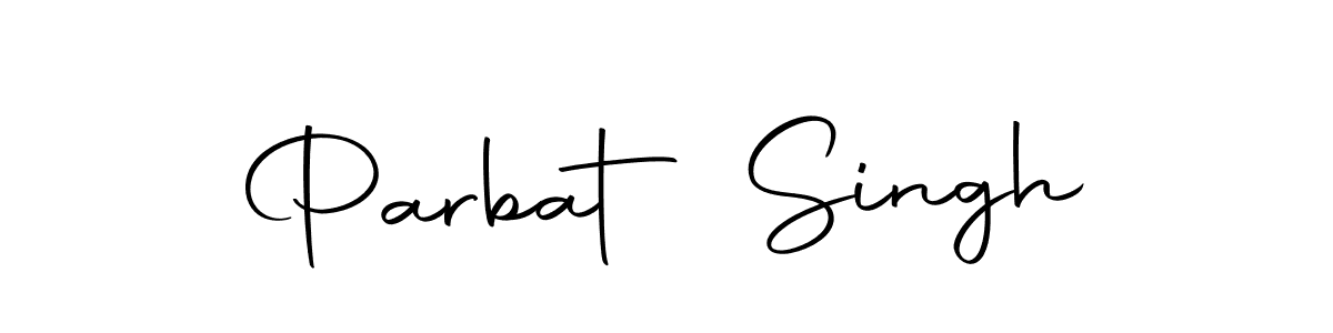 The best way (Autography-DOLnW) to make a short signature is to pick only two or three words in your name. The name Parbat Singh include a total of six letters. For converting this name. Parbat Singh signature style 10 images and pictures png