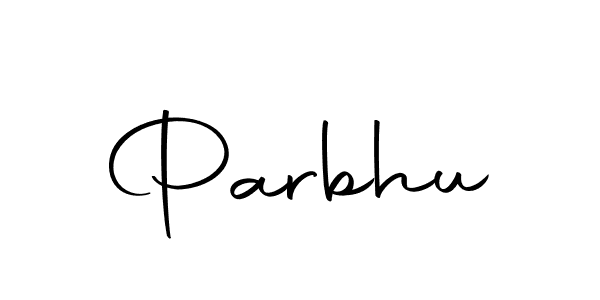 Create a beautiful signature design for name Parbhu. With this signature (Autography-DOLnW) fonts, you can make a handwritten signature for free. Parbhu signature style 10 images and pictures png