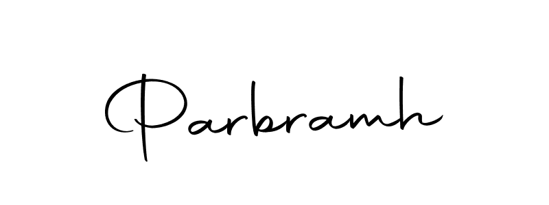 Make a beautiful signature design for name Parbramh. With this signature (Autography-DOLnW) style, you can create a handwritten signature for free. Parbramh signature style 10 images and pictures png