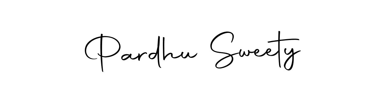Design your own signature with our free online signature maker. With this signature software, you can create a handwritten (Autography-DOLnW) signature for name Pardhu Sweety. Pardhu Sweety signature style 10 images and pictures png
