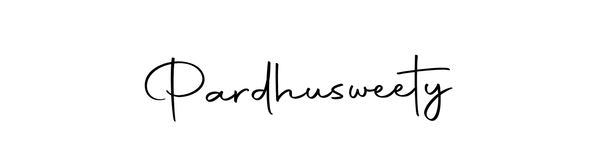 Design your own signature with our free online signature maker. With this signature software, you can create a handwritten (Autography-DOLnW) signature for name Pardhusweety. Pardhusweety signature style 10 images and pictures png