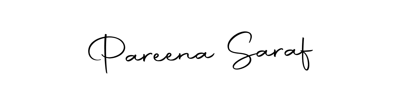 Pareena Saraf stylish signature style. Best Handwritten Sign (Autography-DOLnW) for my name. Handwritten Signature Collection Ideas for my name Pareena Saraf. Pareena Saraf signature style 10 images and pictures png