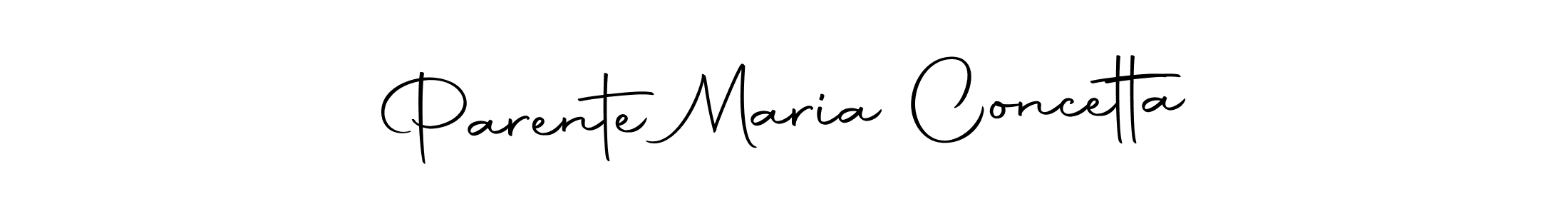 How to make Parente Maria Concetta name signature. Use Autography-DOLnW style for creating short signs online. This is the latest handwritten sign. Parente Maria Concetta signature style 10 images and pictures png