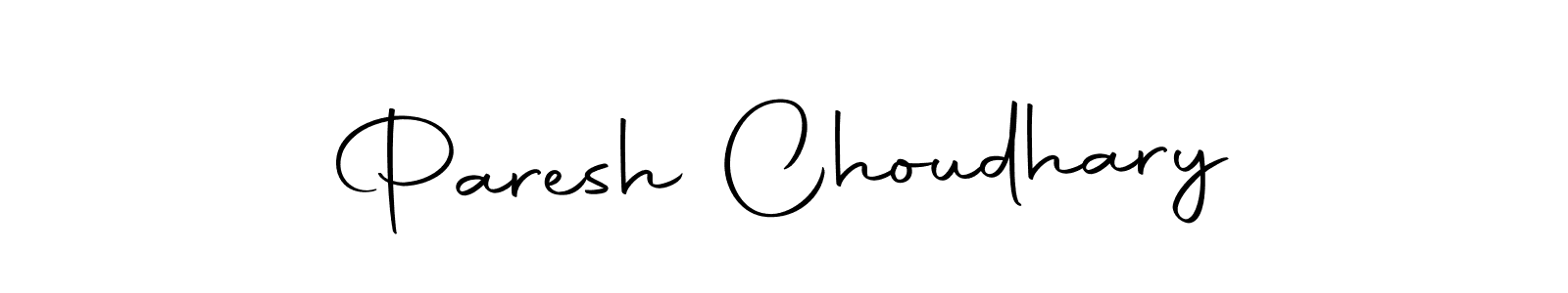 Use a signature maker to create a handwritten signature online. With this signature software, you can design (Autography-DOLnW) your own signature for name Paresh Choudhary. Paresh Choudhary signature style 10 images and pictures png