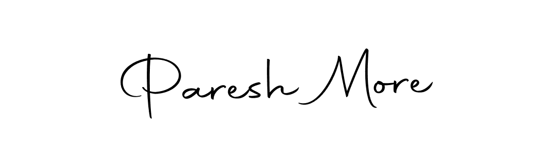 Use a signature maker to create a handwritten signature online. With this signature software, you can design (Autography-DOLnW) your own signature for name Paresh More. Paresh More signature style 10 images and pictures png