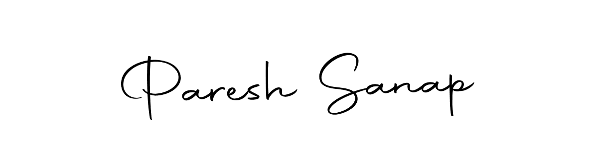 The best way (Autography-DOLnW) to make a short signature is to pick only two or three words in your name. The name Paresh Sanap include a total of six letters. For converting this name. Paresh Sanap signature style 10 images and pictures png