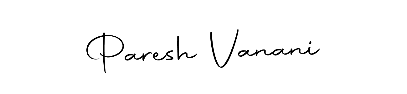 Paresh Vanani stylish signature style. Best Handwritten Sign (Autography-DOLnW) for my name. Handwritten Signature Collection Ideas for my name Paresh Vanani. Paresh Vanani signature style 10 images and pictures png