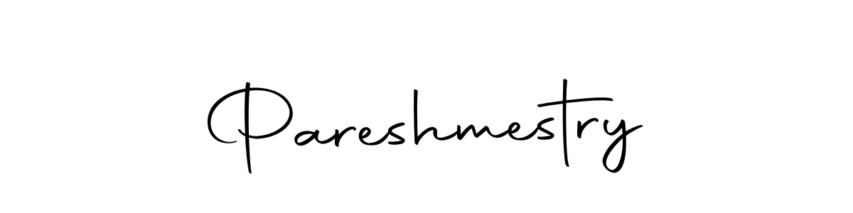 Design your own signature with our free online signature maker. With this signature software, you can create a handwritten (Autography-DOLnW) signature for name Pareshmestry. Pareshmestry signature style 10 images and pictures png