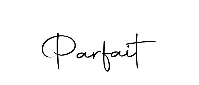 Parfait stylish signature style. Best Handwritten Sign (Autography-DOLnW) for my name. Handwritten Signature Collection Ideas for my name Parfait. Parfait signature style 10 images and pictures png