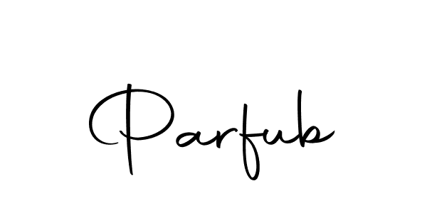 Make a beautiful signature design for name Parfub. Use this online signature maker to create a handwritten signature for free. Parfub signature style 10 images and pictures png