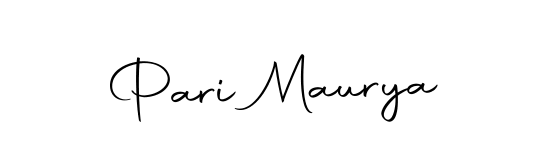 How to make Pari Maurya signature? Autography-DOLnW is a professional autograph style. Create handwritten signature for Pari Maurya name. Pari Maurya signature style 10 images and pictures png