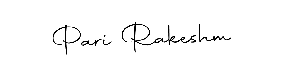 Use a signature maker to create a handwritten signature online. With this signature software, you can design (Autography-DOLnW) your own signature for name Pari Rakeshm. Pari Rakeshm signature style 10 images and pictures png
