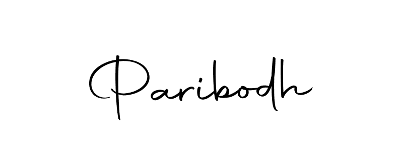 Design your own signature with our free online signature maker. With this signature software, you can create a handwritten (Autography-DOLnW) signature for name Paribodh. Paribodh signature style 10 images and pictures png