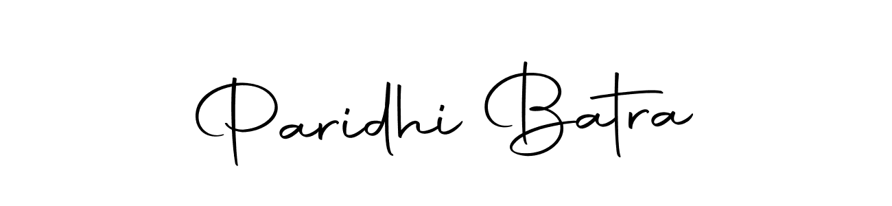 Use a signature maker to create a handwritten signature online. With this signature software, you can design (Autography-DOLnW) your own signature for name Paridhi Batra. Paridhi Batra signature style 10 images and pictures png