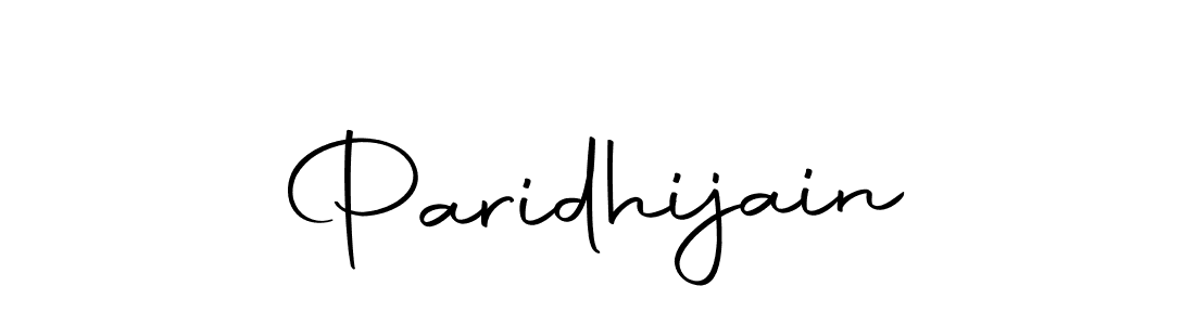 Design your own signature with our free online signature maker. With this signature software, you can create a handwritten (Autography-DOLnW) signature for name Paridhijain. Paridhijain signature style 10 images and pictures png