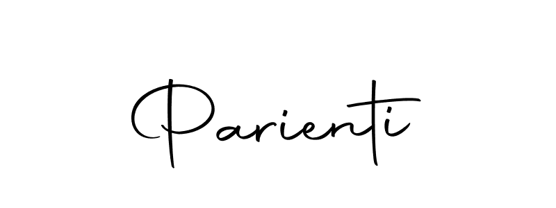 Parienti stylish signature style. Best Handwritten Sign (Autography-DOLnW) for my name. Handwritten Signature Collection Ideas for my name Parienti. Parienti signature style 10 images and pictures png