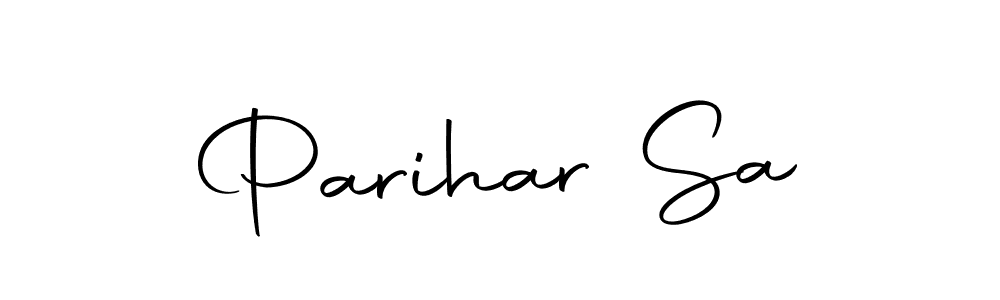 if you are searching for the best signature style for your name Parihar Sa. so please give up your signature search. here we have designed multiple signature styles  using Autography-DOLnW. Parihar Sa signature style 10 images and pictures png