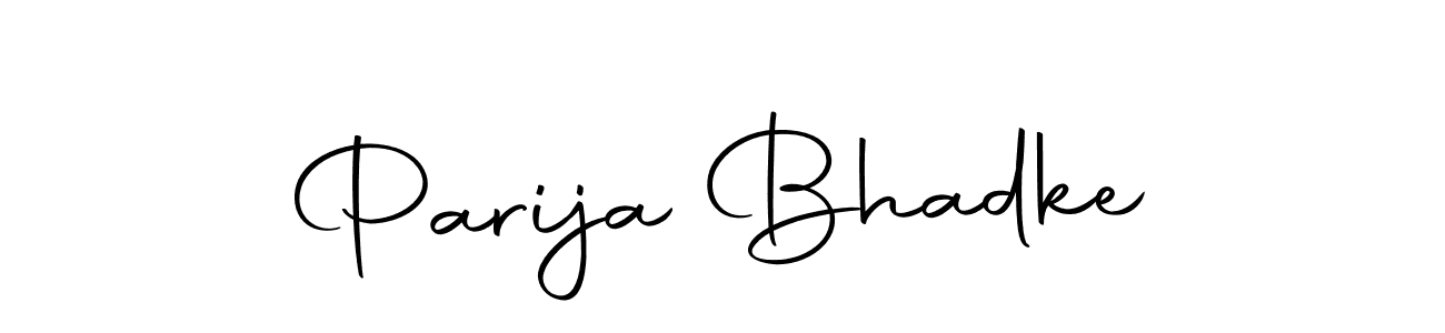 How to make Parija Bhadke signature? Autography-DOLnW is a professional autograph style. Create handwritten signature for Parija Bhadke name. Parija Bhadke signature style 10 images and pictures png