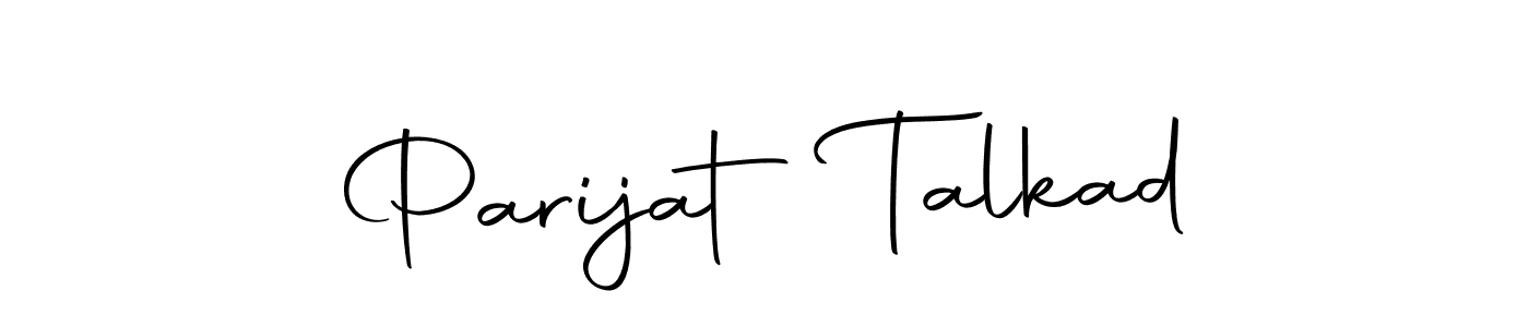 Make a beautiful signature design for name Parijat Talkad. With this signature (Autography-DOLnW) style, you can create a handwritten signature for free. Parijat Talkad signature style 10 images and pictures png