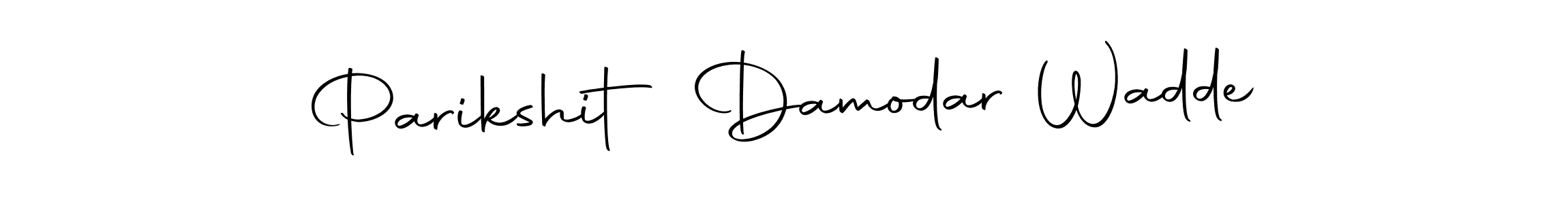 Parikshit Damodar Wadde stylish signature style. Best Handwritten Sign (Autography-DOLnW) for my name. Handwritten Signature Collection Ideas for my name Parikshit Damodar Wadde. Parikshit Damodar Wadde signature style 10 images and pictures png