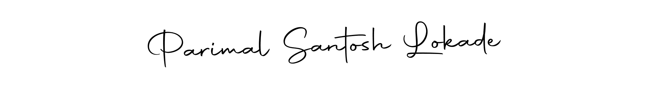 You should practise on your own different ways (Autography-DOLnW) to write your name (Parimal Santosh Lokade) in signature. don't let someone else do it for you. Parimal Santosh Lokade signature style 10 images and pictures png